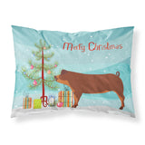 Caroline'S Treasures Duroc Pig Christmas Pillowcase, Standard, Multicolor