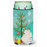 Caroline'S Treasures Silver Fantail Pigeon Christmas Decorative Can Hugger, Tall, Multicolor