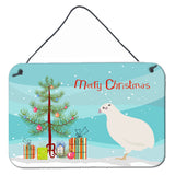 Caroline'S Treasures Texas Quail Christmas Metal Print, 8 X 12