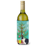 Caroline'S Treasures Dutch Rabbit Christmas Decorative Bottle Hugger, 750Ml, Multicolor