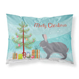 Caroline'S Treasures Giant Chinchilla Rabbit Christmas Pillowcase, Standard, Multicolor