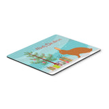 Caroline'S Treasures Rex Rabbit Christmas Mouse & Hot Pad Or Trivet, 7.75 X 9.25, Multicolor (Bb9336Mp)