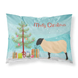 Caroline'S Treasures Suffolk Sheep Christmas Pillowcase, Standard, Multicolor