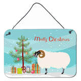Caroline'S Treasures Scottish Blackface Sheep Christmas Metal Print, 8 X 12