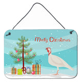 Caroline'S Treasures Beltsville Small White Turkey Hen Christmas Print, 8 X 12, Multicolor