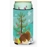 Caroline'S Treasures French Turkey Dindon Christmas Decorative Can Hugger, Tall, Multicolor
