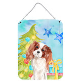 Caroline'S Treasures Blenheim Cavalier Spaniel Christmas Metal Print, 16 X 12, Multicolor
