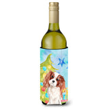 Caroline'S Treasures Blenheim Cavalier Spaniel Christmas Decorative Bottle Hugger, 750Ml, Multicolor
