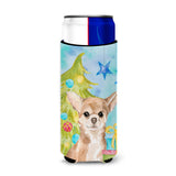 Caroline'S Treasures Chihuahua Christmas Decorative Can Hugger, Slim, Multicolor