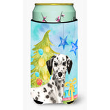 Caroline'S Treasures Dalmatian Christmas Decorative Can Hugger, Tall, Multicolor
