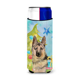 Caroline'S Treasures German Shepherd Christmas Decorative Can Hugger, Slim, Multicolor