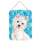 Caroline'S Treasures Westie Winter Metal Print, 16 X 12, Multicolor