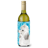 Caroline'S Treasures White Standard Poodle Winter Decorative Bottle Hugger, 750Ml, Multicolor