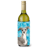 Caroline'S Treasures Italian Greyhound Winter Decorative Bottle Hugger, 750Ml, Multicolor