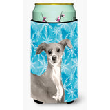 Caroline'S Treasures Italian Greyhound Winter Decorative Can Hugger, Tall, Multicolor
