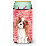 Caroline'S Treasures Blenheim Cavalier Spaniel Love Decorative Can Hugger, Tall, Multicolor