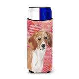 Caroline'S Treasures Beagle Love Decorative Can Hugger, Slim, Multicolor