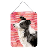 Caroline'S Treasures Border Collie Love Metal Print, 16 X 12, Multicolor