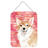 Caroline'S Treasures Corgi Love Metal Print, 16 X 12, Multicolor