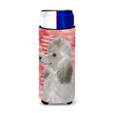 Caroline'S Treasures Grey Standard Poodle Love Decorative Can Hugger, Slim, Multicolor