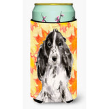 Caroline'S Treasures Black Parti Fall Decorative Can Hugger, Tall, Multicolor