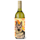 Caroline'S Treasures German Shepherd Fall Decorative Bottle Hugger, 750Ml, Multicolor