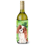 Caroline'S Treasures Blenheim Cavalier Spaniel St. Patrick'S Decorative Bottle Hugger, 750Ml, Multicolor