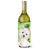 Caroline'S Treasures Westie St. Patrick'S Decorative Bottle Hugger, 750Ml, Multicolor