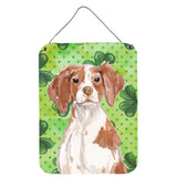 Caroline'S Treasures Brittany Spaniel St. Patrick'S Metal Print, 16 X 12, Multicolor