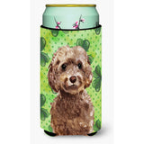 Caroline'S Treasures Brown Cockapoo St. Patrick'S Decorative Can Hugger, Tall, Multicolor