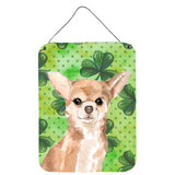 Caroline'S Treasures Chihuahua St. Patrick'S Metal Print, 16 X 12, Multicolor