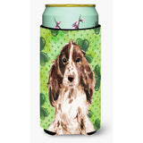 Caroline'S Treasures Brown Parti St. Patrick'S Decorative Can Hugger, Tall, Multicolor