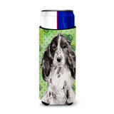 Caroline'S Treasures Black Parti St. Patrick'S Decorative Can Hugger, Slim, Multicolor
