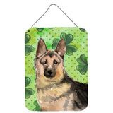 Caroline'S Treasures German Shepherd St. Patrick'S Metal Print, 16 X 12, Multicolor