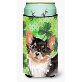 Caroline'S Treasures Long Haired Chihuahua St. Patrick'S Decorative Can Hugger, Tall, Multicolor