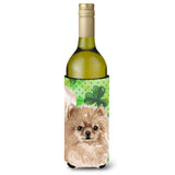 Caroline'S Treasures Pomeranian St. Patrick'S Decorative Bottle Hugger, 750Ml, Multicolor