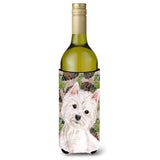 Caroline'S Treasures Westie Pine Cones Decorative Bottle Hugger, 750Ml, Multicolor