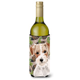 Caroline'S Treasures Wire Hair Jack Russell Pine Cones Decorative Bottle Hugger, 750Ml, Multicolor