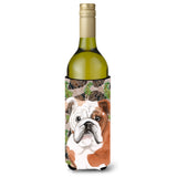 Caroline'S Treasures English Bulldog Pine Cones Decorative Bottle Hugger, 750Ml, Multicolor