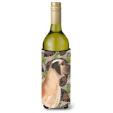 Caroline'S Treasures Fawn Natural Dane Pine Cones Decorative Bottle Hugger, 750Ml, Multicolor