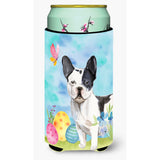 Caroline'S Treasures Black White French Bulldog Easter Decorative Can Hugger, Tall, Multicolor