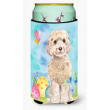 Caroline'S Treasures Champagne Cockapoo Easter Decorative Can Hugger, Tall, Multicolor