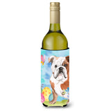 Caroline'S Treasures English Bulldog Easter Decorative Bottle Hugger, 750Ml, Multicolor
