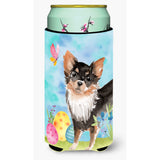 Caroline'S Treasures Long Haired Chihuahua Easter Decorative Can Hugger, Tall, Multicolor