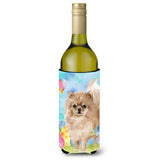 Caroline'S Treasures Pomeranian Easter Decorative Bottle Hugger, 750Ml, Multicolor