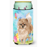 Caroline'S Treasures Pomeranian Easter Decorative Can Hugger, Tall, Multicolor
