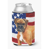 Caroline'S Treasures German Boxer Patriotic Decorative Can Hugger, Multicolor