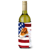 Caroline'S Treasures Fox Terrier Patriotic Decorative Bottle Hugger, 750Ml, Multicolor