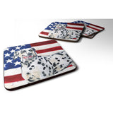 Caroline'S Treasures Dalmatian Patriotic Decorative Coasters, Multicolor