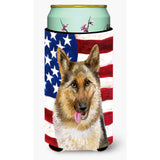 Caroline'S Treasures German Shepherd Patriotic Decorative Can Hugger, Tall Boy, Multicolor